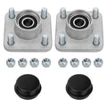 JAVIK 2 Pcs Front Wheel Hub Assembly with Bearings Compatible with Club Car DS & Precedent & Electric Golf Carts 2003-up OEM# 102357701 1023577-01 102353201