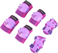 BOSONER Kids Protective Gear Set - Knee Pads, Elbow Pads & Wrist Guards for Ages 3-15 | Ideal for Roller Skating, BMX & More