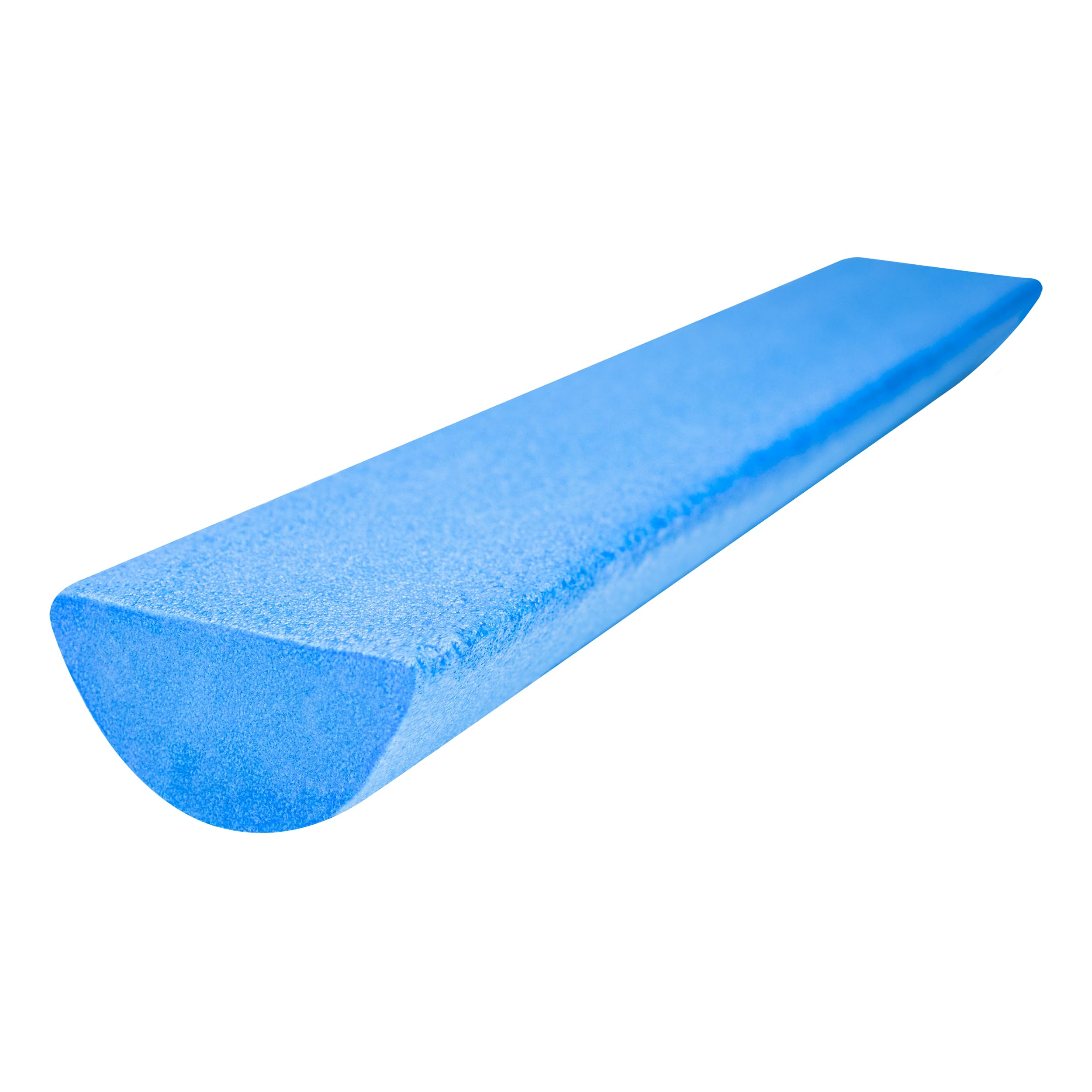 Body-Solid Tools Half Foam Roller - Ideal for Physical Therapy, Exercise and Balance Training, 1/2 Foam Roller Half Round Design, 36 Inch Length, Blue