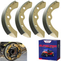 SUPGCPER 4 PCS Long Golf Cart Universal Brake Shoes, Fit Club Car DS&Carryall 1981-1994, EZGO XI-Serial 1983-1986, for Yamaha G1 1978-1980 2-Cycle, Golf Cart Brake Pads Replace OEM# 101146302 1011296