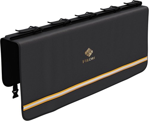 Filori 5-Bike Tailgate Pad - Heavy-Duty Scratch Protection for Pickup Trucks | Universal Fit, Black with Reflective Strips