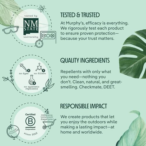 Murphy's Naturals Mosquito Repellent Candles - Citronella & Essential Oils, 30-Hour Burn, 9 oz, 6-Pack