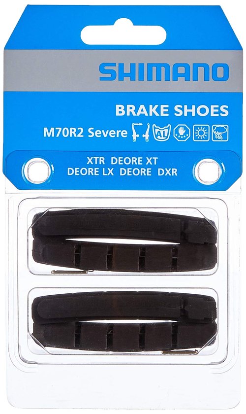 Shimano Y-8AA98212 B70R2 Brake Blocks Black
