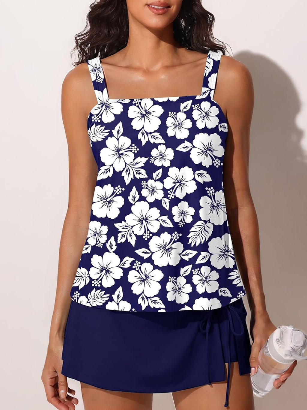 Summer Mae Tankini Swimsuit - Tummy Control Two-Piece Swimdress in Stylish Print | 2026 Collection