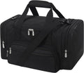 Skiennix Small Duffel Bag - 17-Inch Carry-On Weekender for Travel & Gym - Black (17x10x9 in)