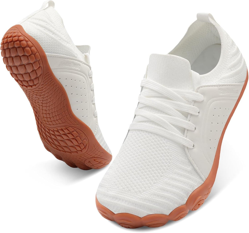 Relxfeet Women's Barefoot Trail Running Shoes - Lightweight, Breathable, Wide Toe Box for Hiking & Gym