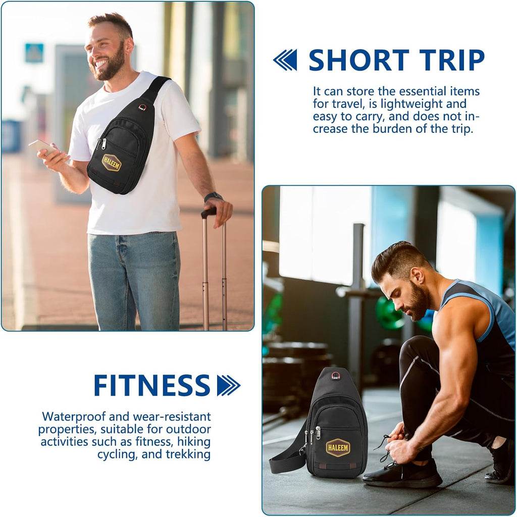 Skiennix Men's Sling Bag - Lightweight Crossbody Backpack with Multiple Pockets for Everyday Use