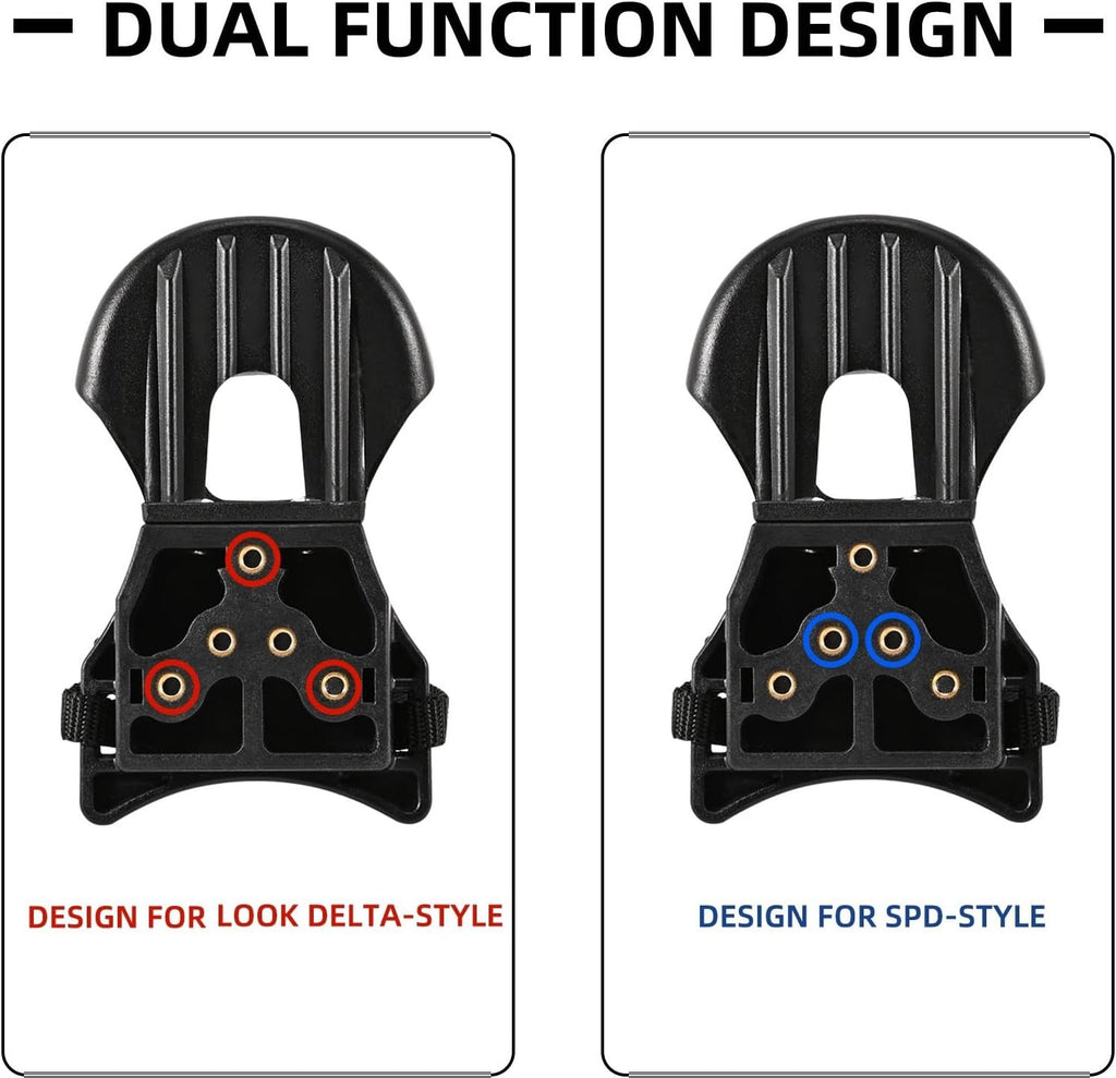 Toe Clips Cage Bike Pedals Adapter & Converter Compatible with Peloton