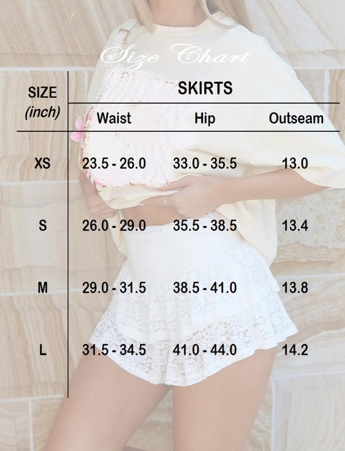 OZICERD Lace Ruffle Mini Skirts for Women High Waisted See Through Pleated Skort Micro Skirt Y2k Cute Short Skirt with Shorts Black M