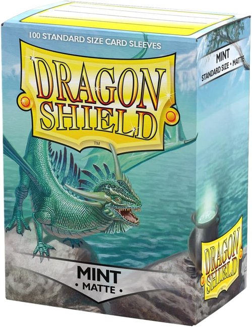 Dragon Shield | Matte Card Sleeves - 100 CT Standard Size | Smooth & Durable for TCGs | Mint Finish