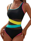 Blooming Jelly One-Piece Bathing Suit - Sexy Slimming Mesh Design | Stylish One Shoulder Swimwear for Women