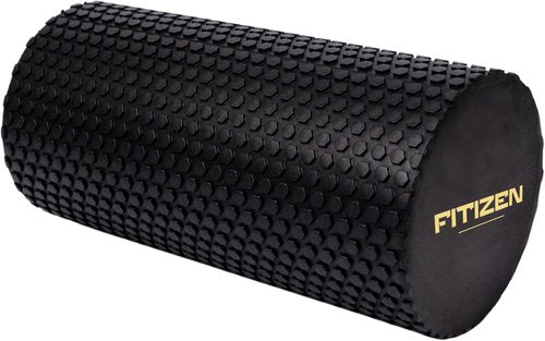 Fitizen Foam Roller - Deep Tissue Muscle Massage for Back Pain Relief | Home Gym & Yoga Equipment