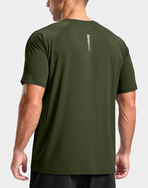 G Gradual Men's Athletic Workout T-Shirts - Moisture-Wicking Cooling Performance Tee for Gym & Tennis