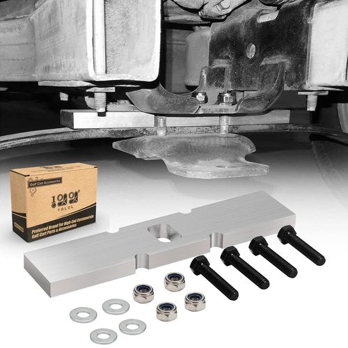 10L0L Golf Cart Front End Lift Kit 1" Lift Block for Club Car Precedent 2004 up Gas & Electric