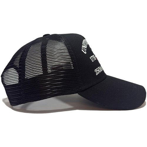 Bcefuho 250 Anniversary USA Hat 250th Anniversary USA hat 1776-2026 Embroidery Black Adjustable Mesh-Back Cap