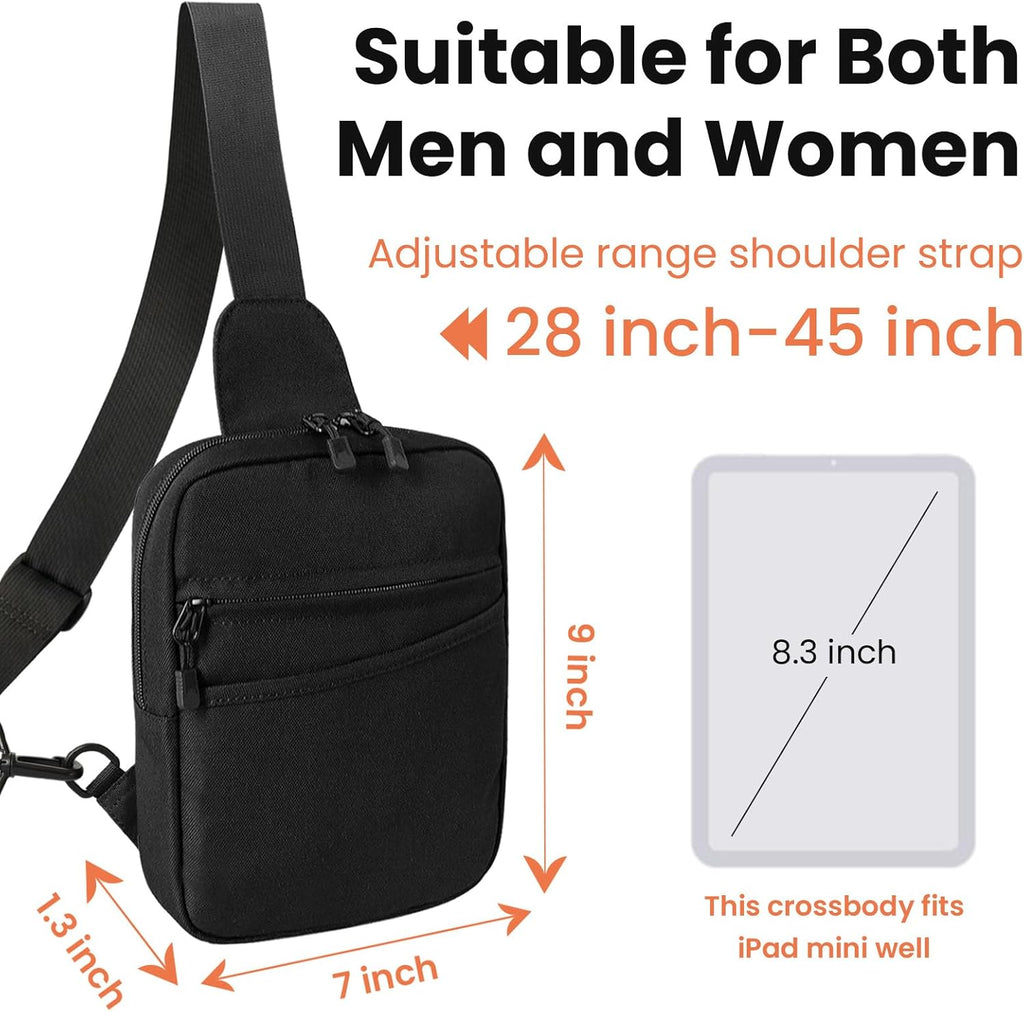 Skiennix Concealed Carry Sling Gun Bag - Waterproof Crossbody Pistol Case for Women | EDC Shoulder Pouch