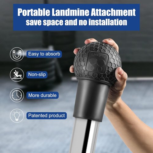 HXD-ERGO Landmine Attachment - Versatile Barbell Accessory for T-Bar Rows & Presses | Fits 2-Inch Olympic Bars