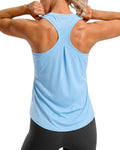 G Gradual Women's Yoga Tank Top - Racerback Athletic Sleeveless Shirt for Gym & Running | Loose Fit
