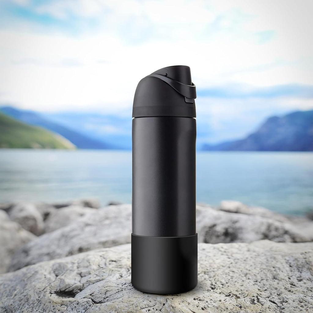 Yoelike Silicone Water Bottle Boot - Anti-Slip Protective Sleeve for Owala | 2 Colors, Dishwasher Safe, BPA Free