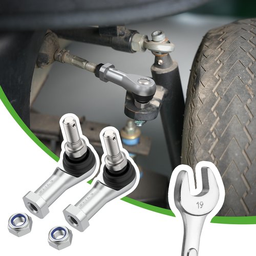 10L0L 2 Pack Ball Joint Tie Rod End Kit 102022601 102288301 Replacement for Club Car Precedent 2004-up & Tempo 2018-up Golf Cart