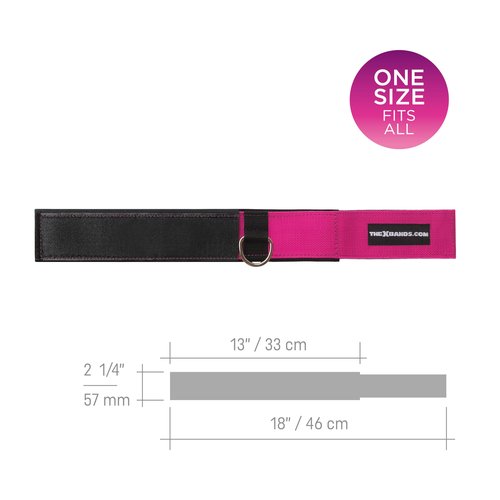 The X Bands - Ankle Cuff For Cable Machine - Ankle Straps - Gym Ankle Strap For Cable Machine - Neoprene Booties - Xbands Resistance Bands - X Bands Booty Bands - Ankle Workout Strap - Pink
