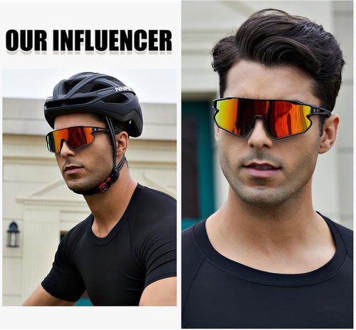 DUCO Sports Sunglasses - Polarized UV400 Protection for Men & Women | Ideal for Running, Fishing & Tennis
