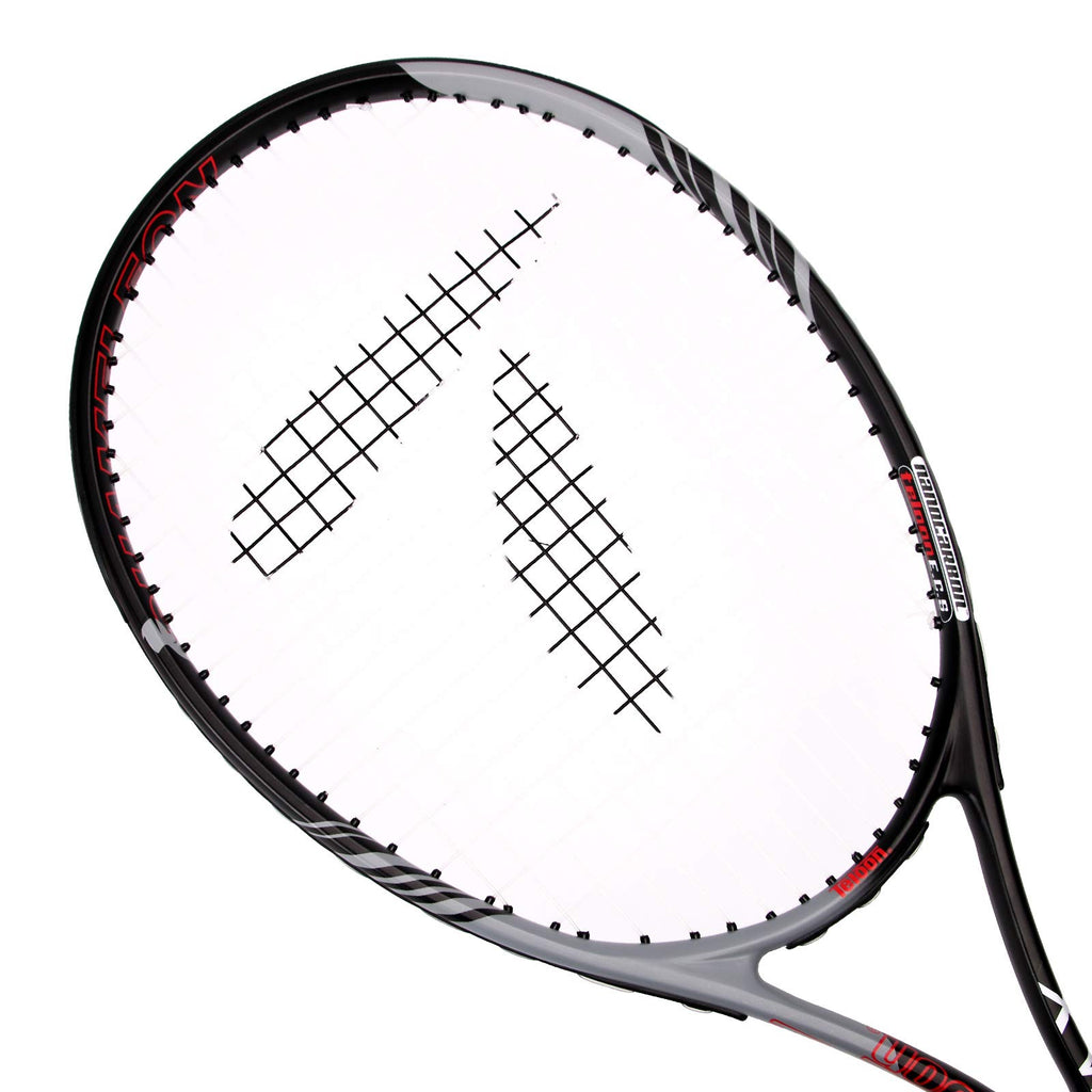 Teloon Tennis Rackets for Adults 2 pcs Recreational -27 inch Tennis Racquet for Men and Women College Students Beginner Tennis Racket.… (Black-Pink)