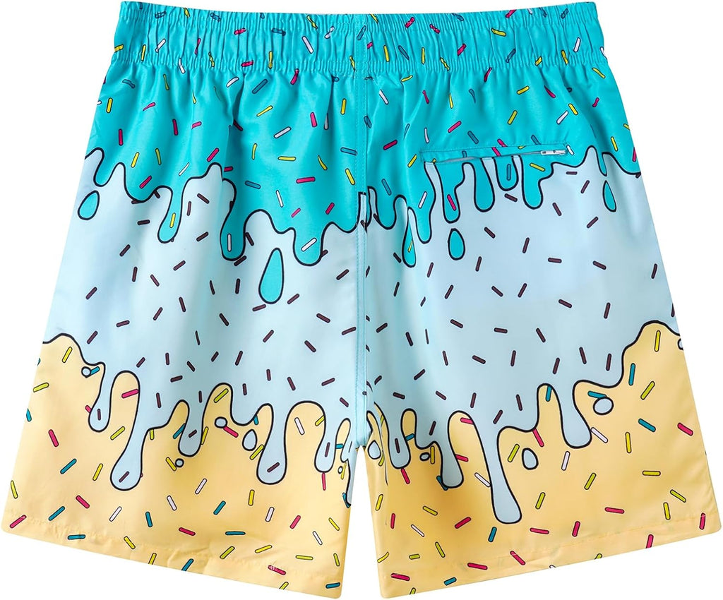 Westwolf Men’s Swim Trunks - 5.5 Inch Board Shorts with Compression Liner | Stylish Swimwear