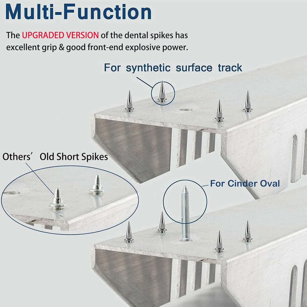 Skiennix Multi-Function Sprinter Pedals - 6 Angle Adjustable Aluminum for Track & Field