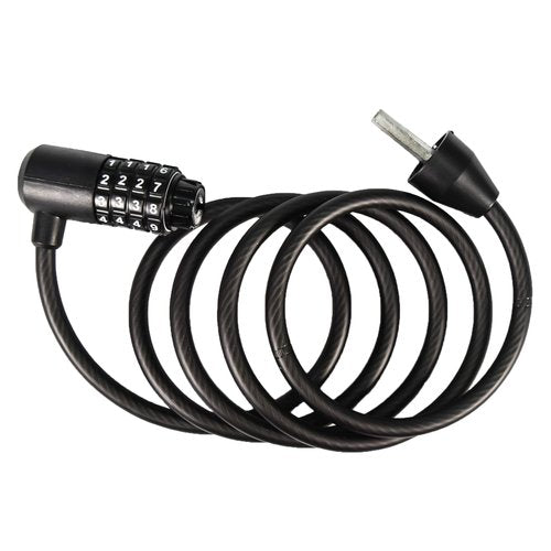Kryptonite KryptoFlex Bike Lock Cable, 5FT Long 8mm Thick Braided Steel Cable Anti-Theft Security Lock for Outdoor Equipment, Combination/Key Bike Lock
