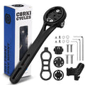 corki Cycles Out Front Handlebar Mounted Cycle Computer Bike Mount Compatible with Garmin Wahoo Bryton Cateye