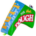 Big Crazy Golf Club Head Covers, 3-Pieces Driver Headcover, Magnetic Blade Putter Cover, Funny Design Drive for Show Putt for Dough, Golf Head Covers with Bright Colors and Waterproof Leather