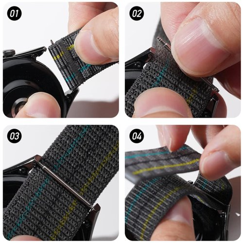 SUGARJAR 22MM Sport Nylon Bands for COROS PACE 3/APEX PRO/2 PRO/APEX 46mm for Women Men