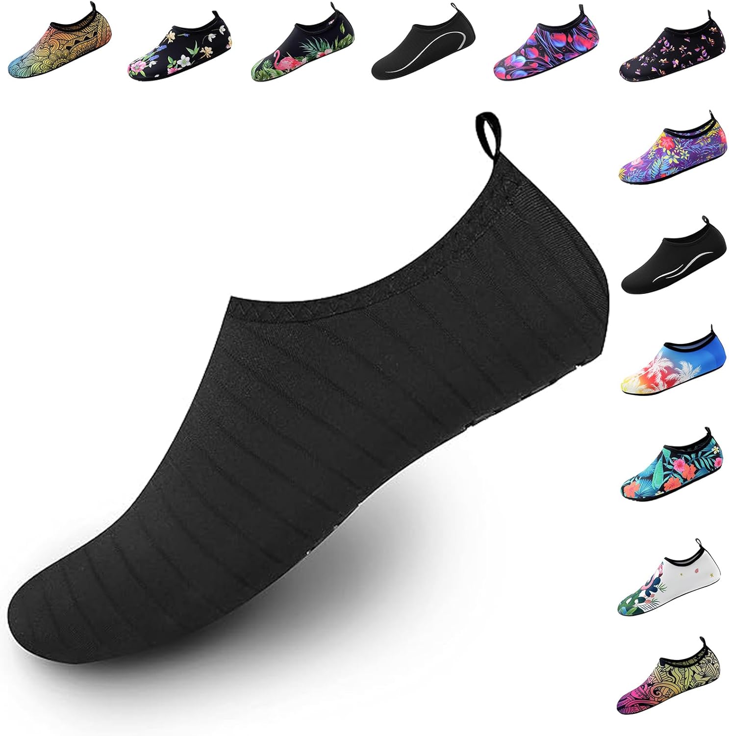 Skiennix Water Shoes - Quick-Dry Aqua Socks for Men & Women | Non-Slip Barefoot Design for Pool & Beach