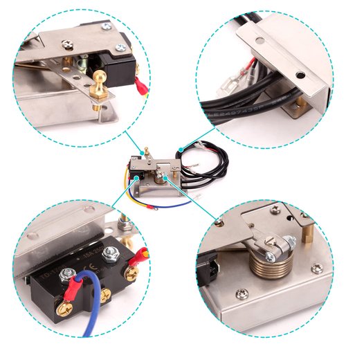 10L0L Golf Cart Potentiometer w/Micro Switch for EZGO Marathon 1989-1994 Electric, OEM# 25267G2 25399G1 27094G01, Use on Upgrade Resistor Control to Curtis Controller