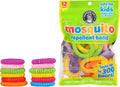 Grandpa Gus's Mosquito Repellent Bracelets - DEET-Free, Plant-Based Bug Bands for Kids & Adults | 12 Pack, Up to 300 Hours