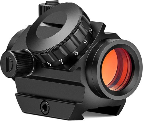 MidTen Red Dot Sight - 2 MOA Waterproof & Fogproof Optics | Compact 1x20mm for 21mm Picatinny Rail