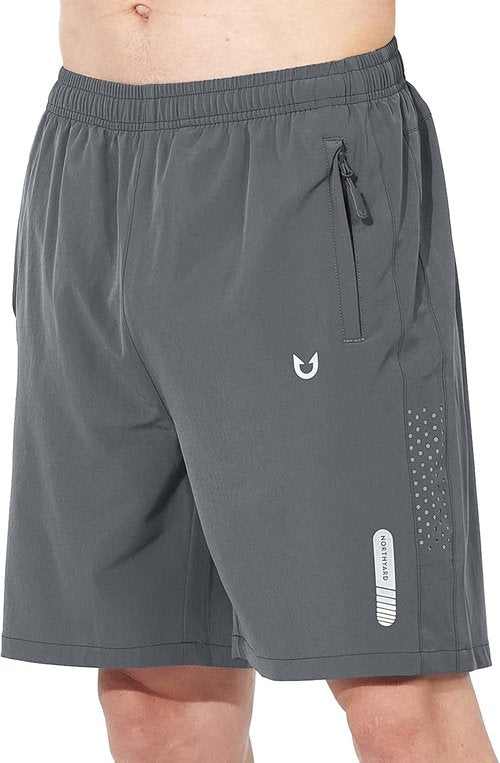 NORTHYARD Men's Athletic Running Shorts - Quick Dry Lightweight Gym Shorts for Sports | 5"/7"/9" Sizes