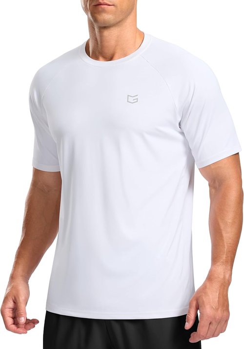 G Gradual Men's Athletic Workout T-Shirts - Moisture-Wicking Cooling Performance Tee | Short Sleeve for Gym & Tennis