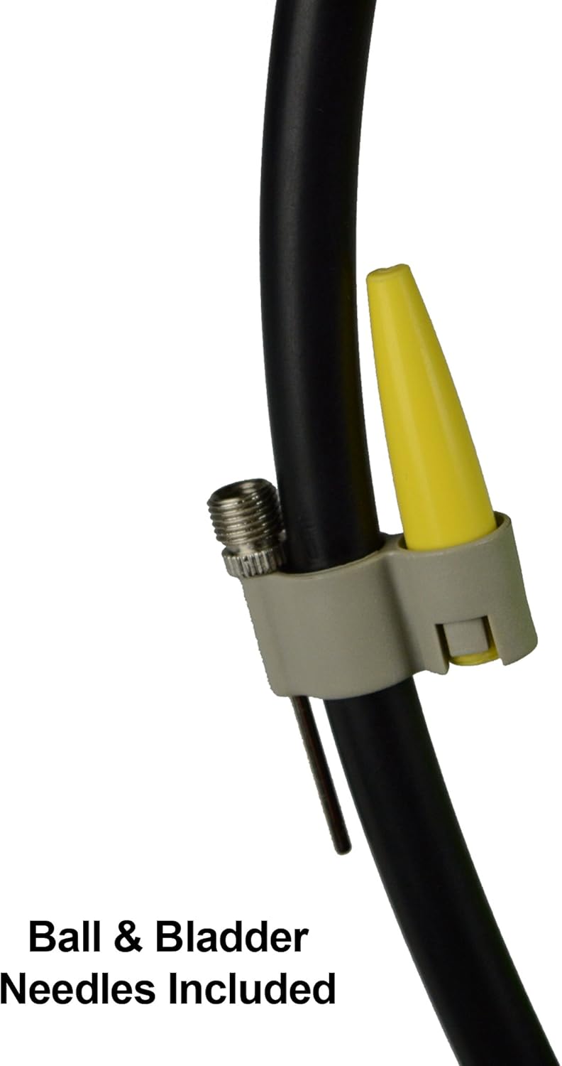 X-1000 Bike Pump - Unique AerTight Pump Head for Easy Use with Presta & Schrader Valves | 160 PSI Pressure Gauge