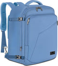 MATEIN Travel Backpack - Large Carry-On Daypack with Hideaway Straps | Light Blue for Women