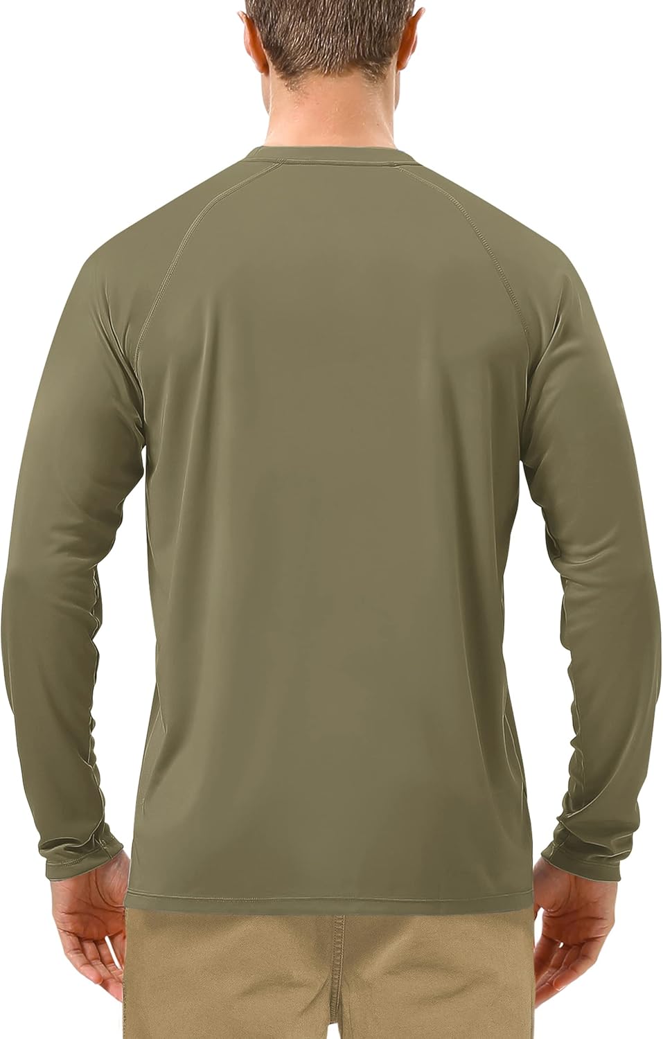 Roadbox Men's UPF 50+ UV Sun Protection Long Sleeve Shirt - SPF Rash Guard for Outdoor Activities