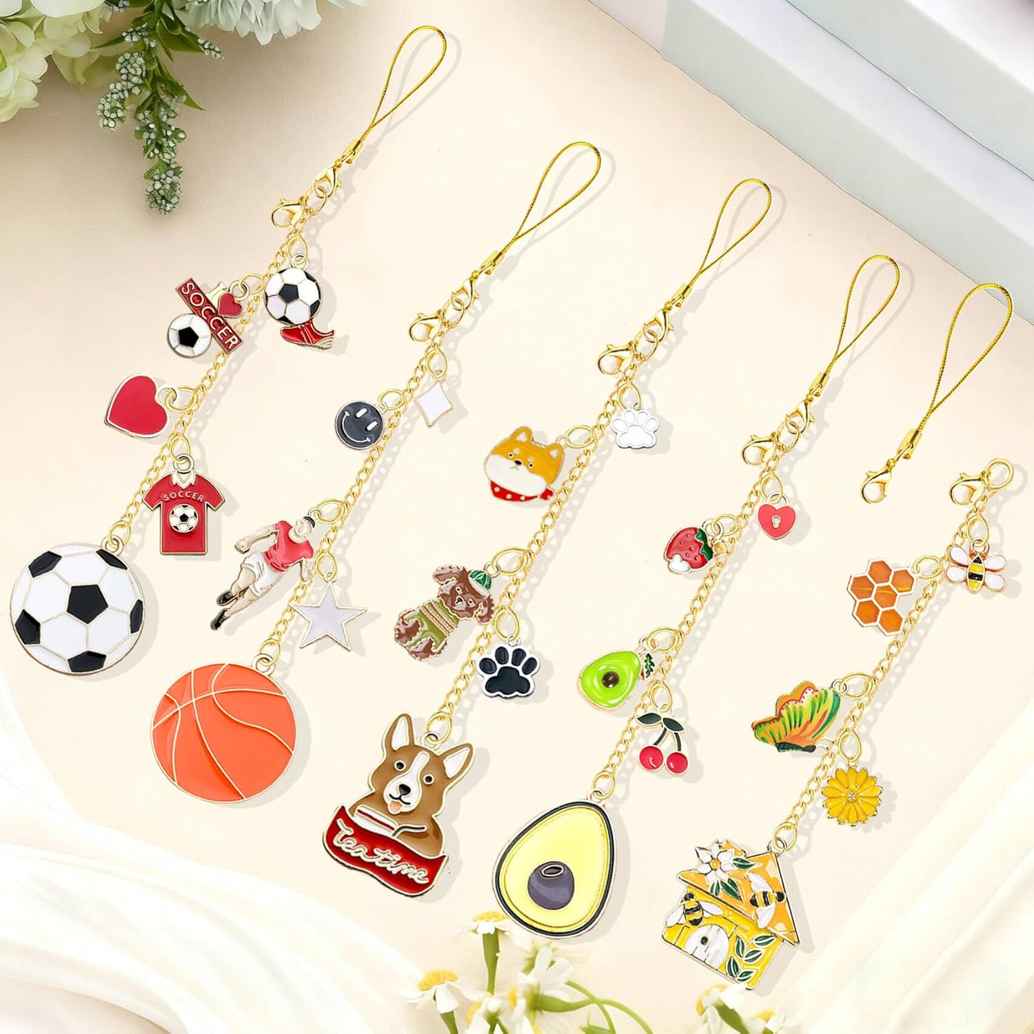 Owala Charm | Compatible with 24 oz, 32 oz, 40 oz Water Bottles & Stanley Cup | Keychain Accessory