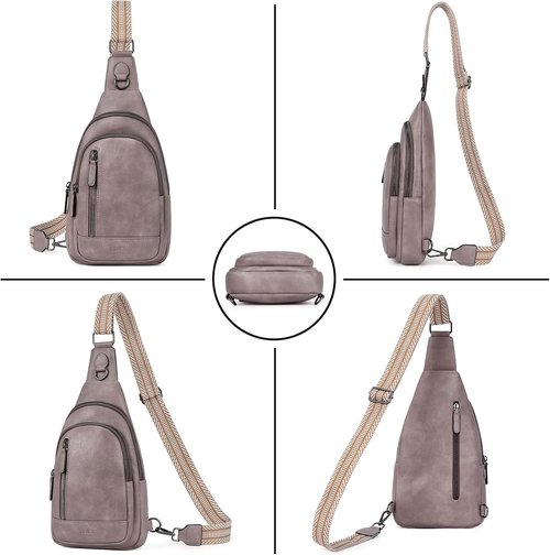 CLUCI Leather Crossbody Bag - Stylish Sling Backpack for Women | Perfect Birthday Gift