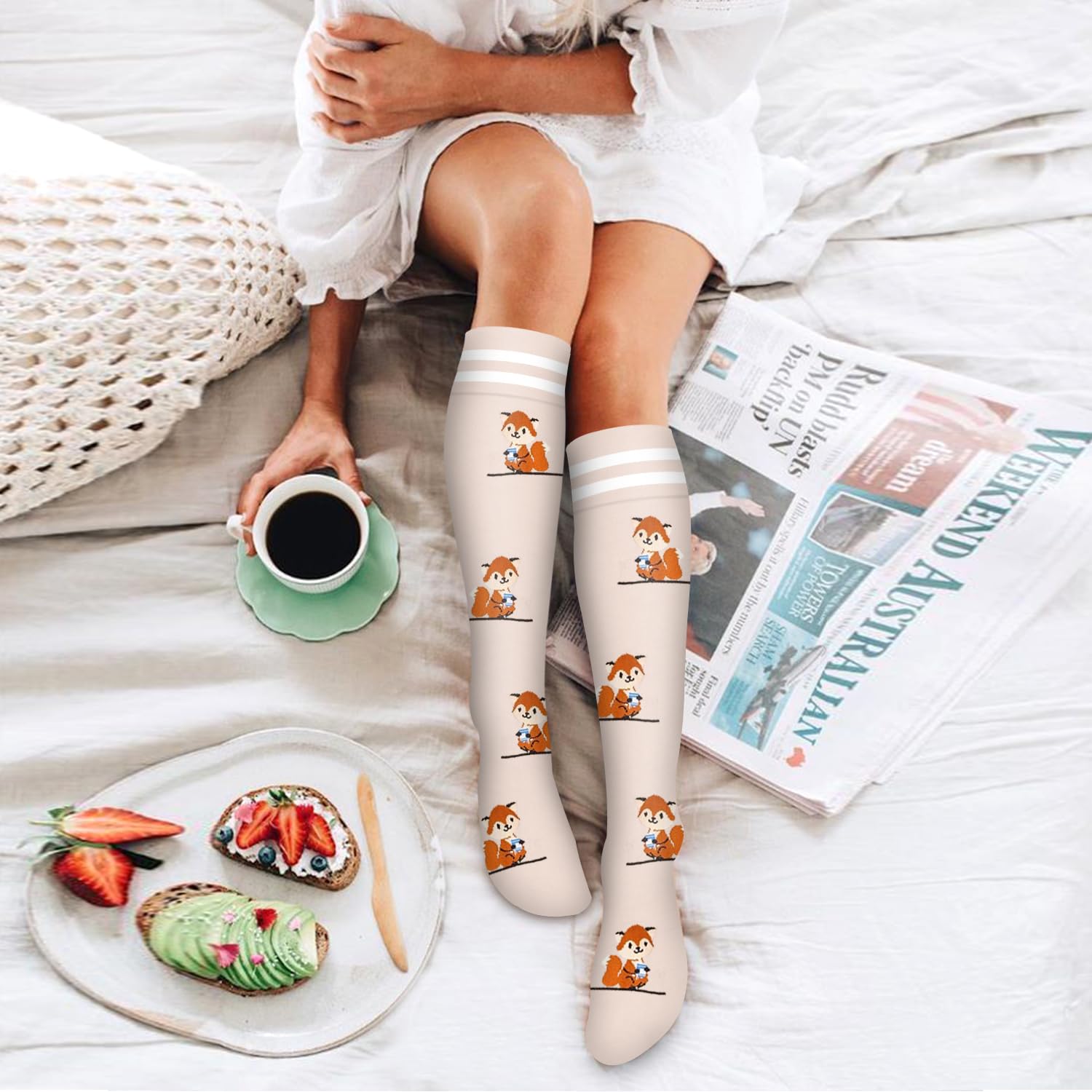 6 Pack Copper Compression Socks for Women and Men Circulation-Best Support for Medical,Running,Nursing,Athletic