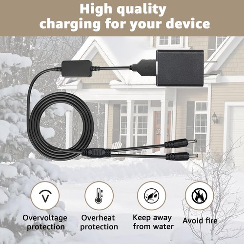 Aomitop 8.4V Heated Gloves Charger - Compatible with Savior Snow Deer Sun Will Heated Gloves, Heated Socks,Heated Vest Battery Power Cord