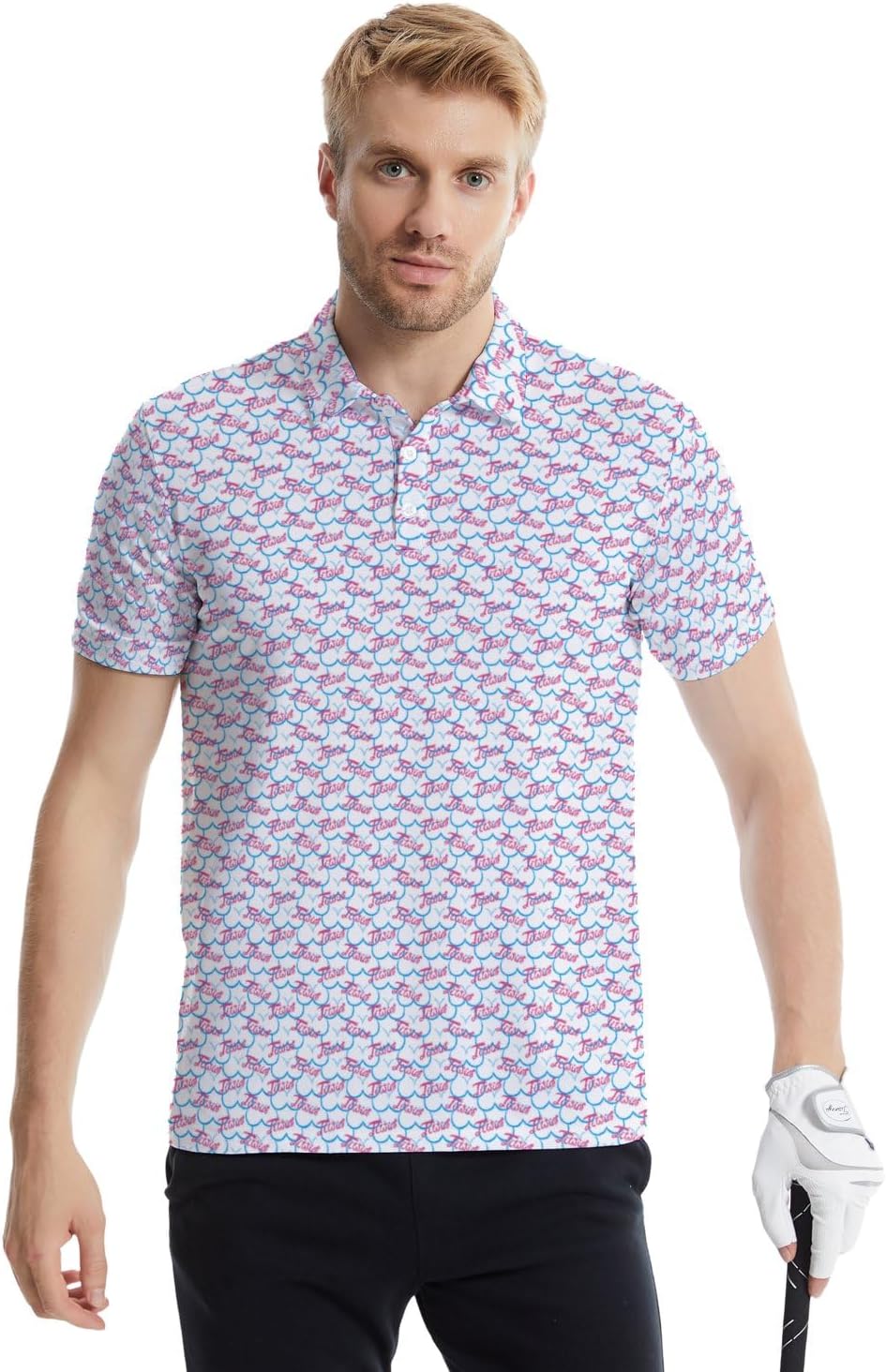 Skiennix Men's Golf Polo Shirts - Short Sleeve Performance Polos | Perfect Golf Gifts