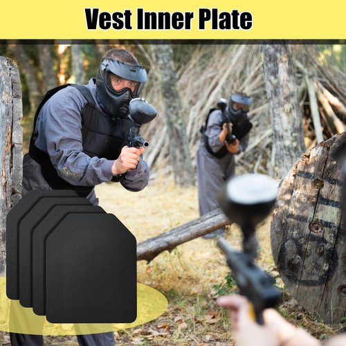Frienda 4 Pcs Vest Inner Plate EVA Vest Inner Liner Foam Black Foam Plates for Plate Carrier Foam Plates for Vest EVA Foam Protective Pad Cushions