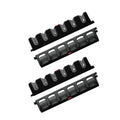 Simple Deluxe Vertical Fishing Rod Holders Wall-Mounted – Simple Deluxe Fishing Rod Rack, Fishing Pole Holder & Rack, Store 12 Rods or Combos in 13.6", Vertical 12 Rod Racks, 2 Pairs Grey