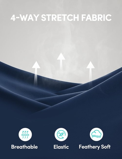 IUGA High-Waisted Biker Shorts for Women - Tummy Control & Pockets | 8" Compression Yoga Shorts